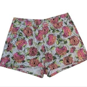 ZARA Floral‎ Short Shorts